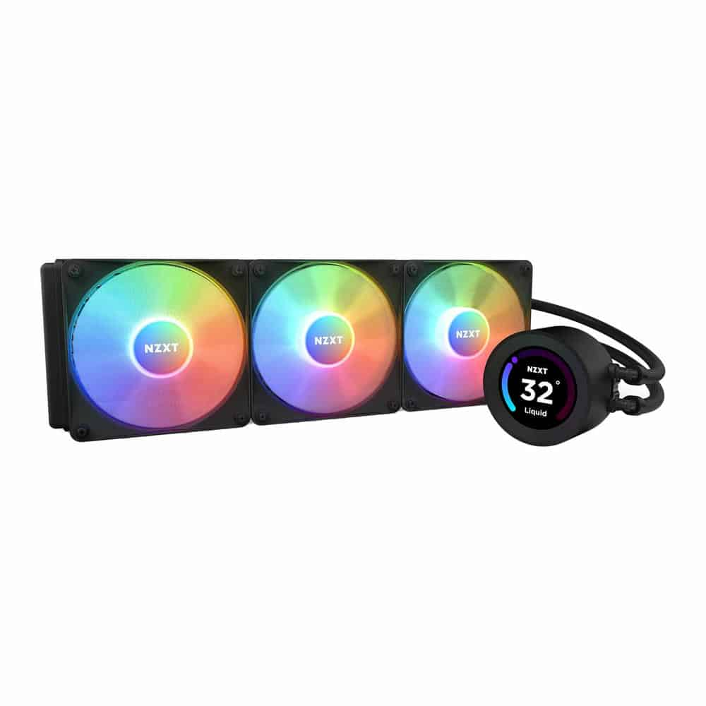 (image for) NZXT Kraken ELite 360 RGB Black AIO Intel/AMD CPU Hydro-Cooler (2023 Edition)